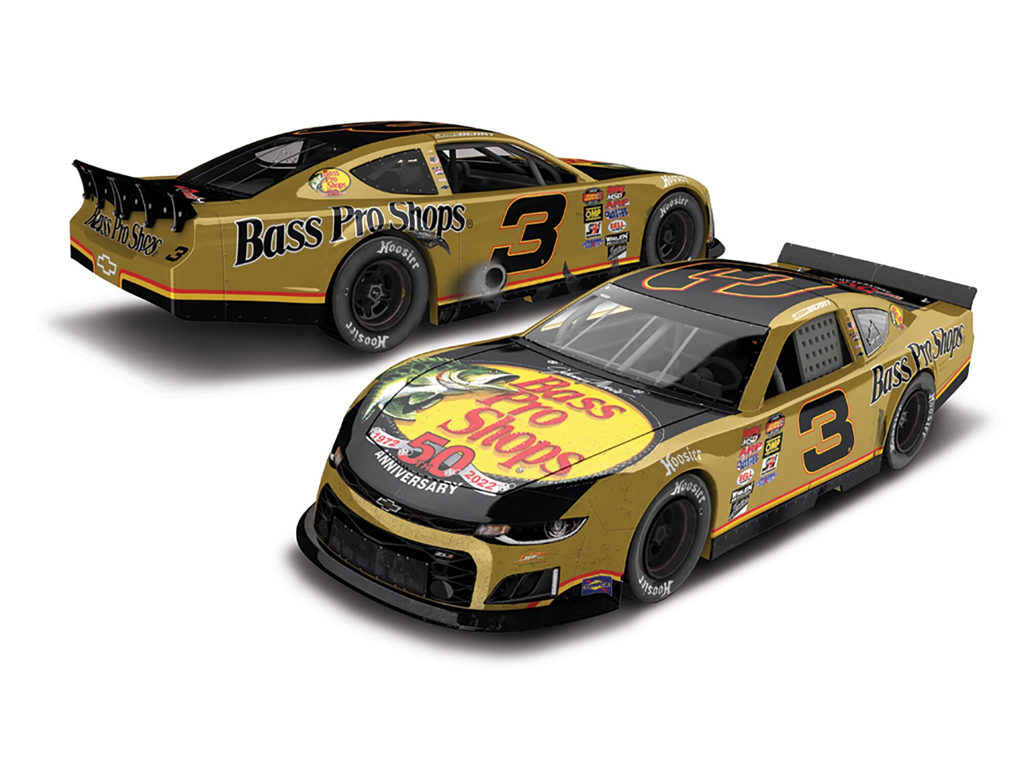 JOSH BERRY 2022 BASS PRO SHOPS 100 JRM WINS 1:24 RACED WIN AUTOGRAPHED ARC DIECAST