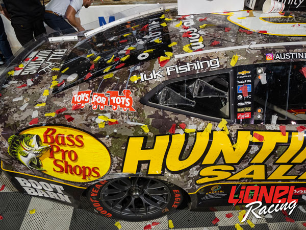 AUSTIN DILLON 2024 BASS PRO SHOPS HUNTING SALE RICHMOND RACED WIN 1:24 ARC DIECAST