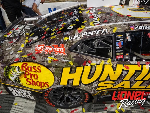 AUSTIN DILLON 2024 BASS PRO SHOPS HUNTING SALE RICHMOND RACED WIN 1:24 ELITE PREMIER DIECAST