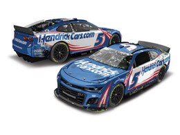 KYLE LARSON 2022 HENDRICKCARS.COM AUTO CLUB RACED WIN 1:24 COLOR CHROME ELITE DIECAST
