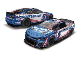 KYLE LARSON 2023 HENDRICKCARS.COM MARTINSVILLE RACED WIN 1:24 COLOR CHROME ELITE DIECAST