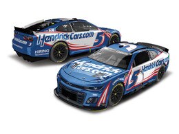 KYLE LARSON 2024 HENDRICKCARS.COM KANSAS RACED WIN 1:24 ELITE DIECAST