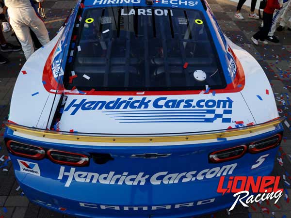 KYLE LARSON 2024 HENDRICKCARS.COM CHARLOTTE ROVAL RACED WIN 1:24 ELITE PREMIER DIECAST