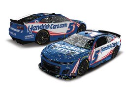 KYLE LARSON 2025 HENDRICKCARS.COM KANSAS RACED WIN 1:24 ELITE PREMIER DIECAST