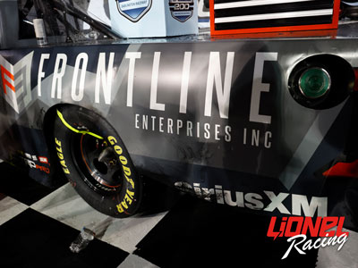 COREY HEIM 2026 FRONTLINE DARLINGTON RACED WIN 1:24 ARC DIECAST