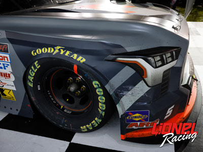 COREY HEIM 2026 FRONTLINE DARLINGTON RACED WIN 1:64 ARC DIECAST