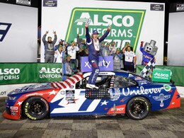 JUSTIN ALLGAIER 2023 UNILEVER MILITARY CHARLOTTE RACED WIN 1:64 ARC DIECAST