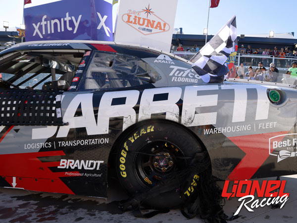 JUSTIN ALLGAIER 2025 JARRETT LAS VEGAS RACED WIN 1:64 ARC DIECAST