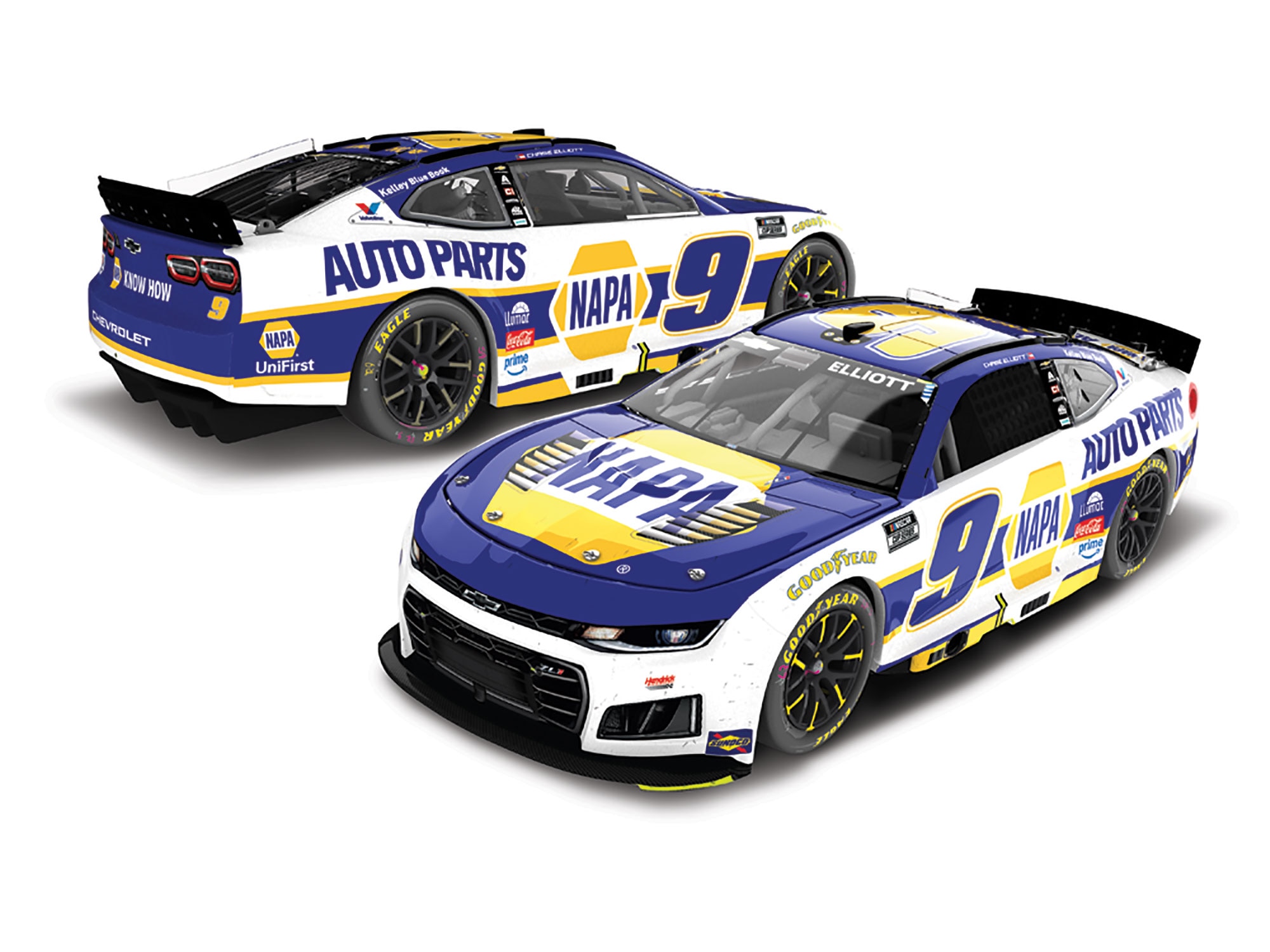 あ*と様 1:24 Lionel Racing CHEVROLET SILVER Nascar Authentics 1/64 Lionel Racing Next Gen Test Car Wave 2022