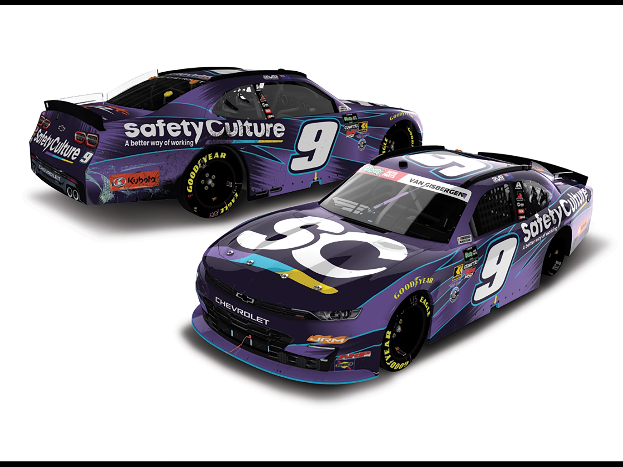 SHANE VAN GISBERGEN 2026 SAFETYCULTURE COTA RACED WIN 1:24 ARC DIECAST