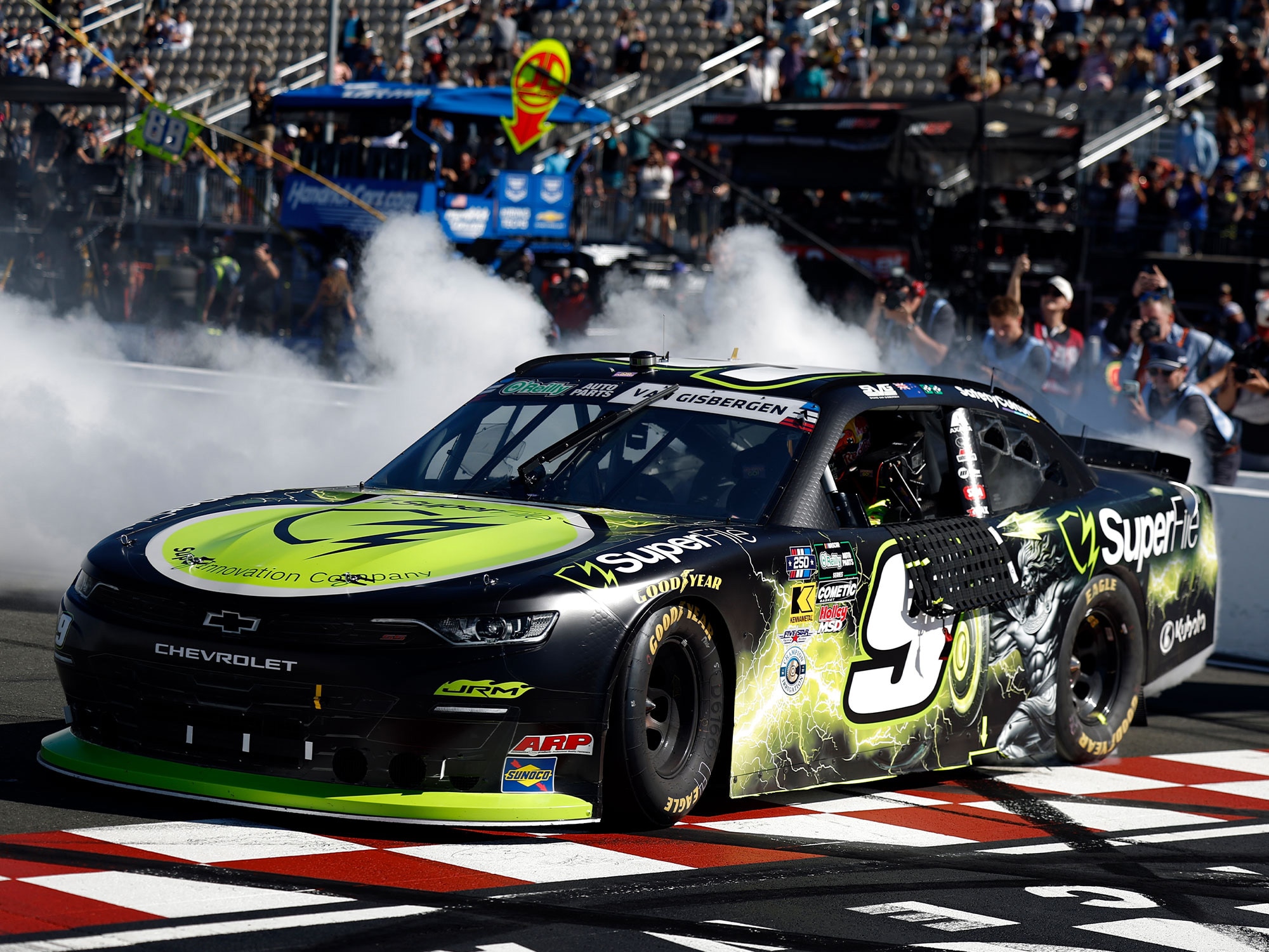 SHANE VAN GISBERGEN 2026 SUPERFILE SONOMA RACED WIN 1:24 COLOR